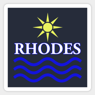 RHODES-Greece Sun Water Magnet